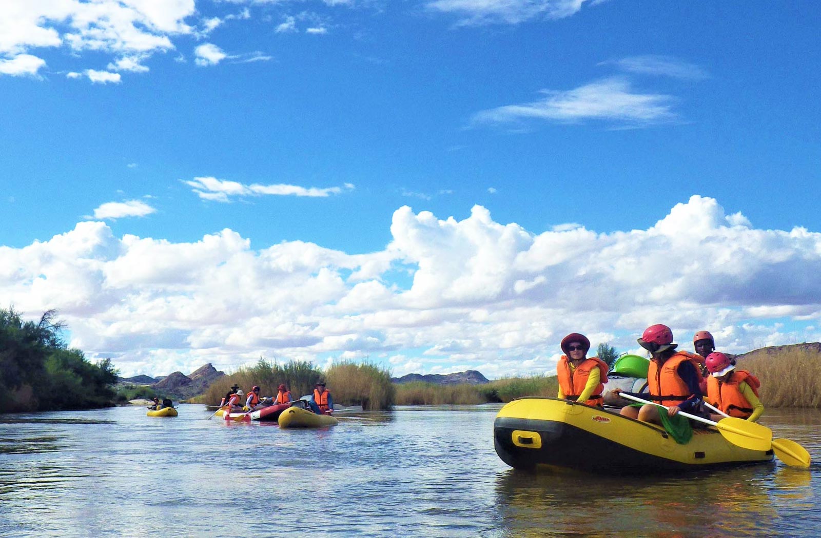 SA Forest Adventures Rafting down the Orange River Gorge